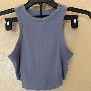 Wild Fable Ribbed Tank Top - Blue gray